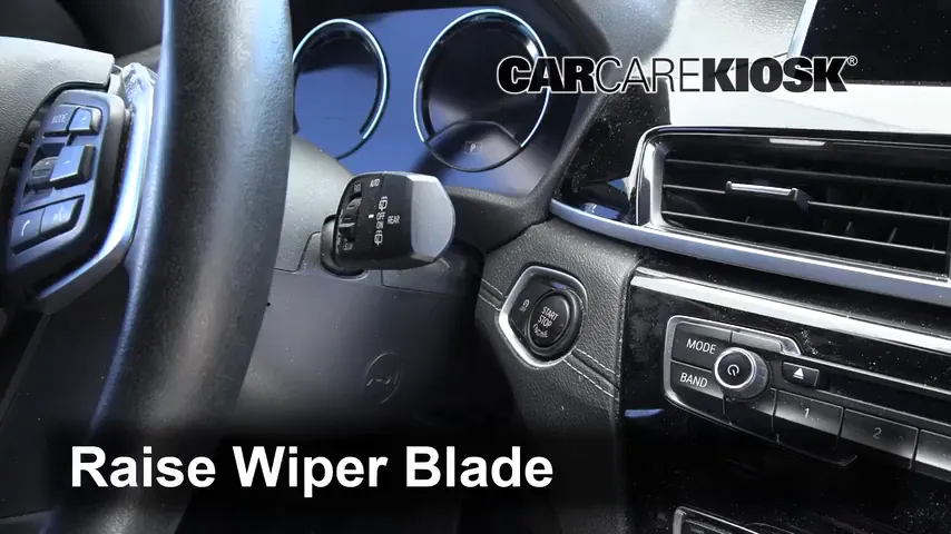 2019 BMW X2 xDrive28i 2.0L 4 Cyl. Turbo Escobillas de limpiaparabrisas delantero Cambiar escobillas de limpiaparabrisas